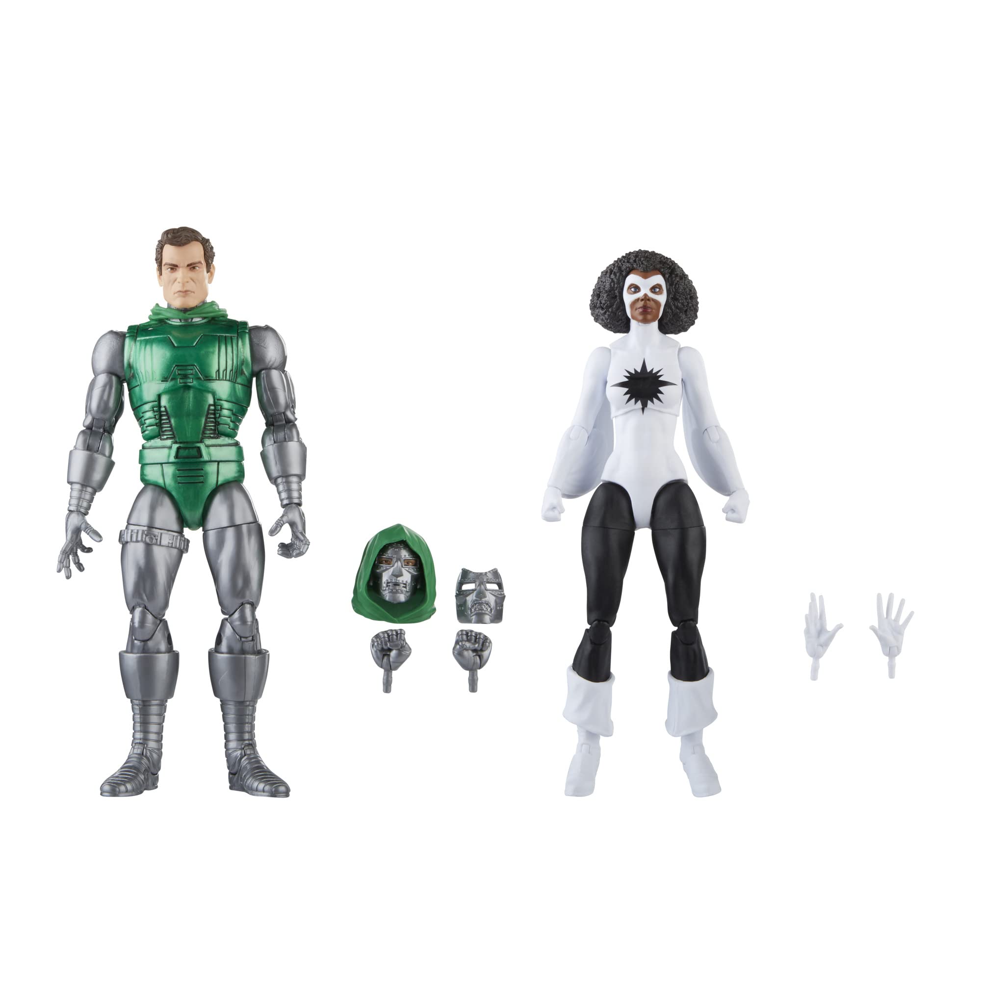 Marvel Legends Captain Marvel vs Doctor Doom packaging display for collectors