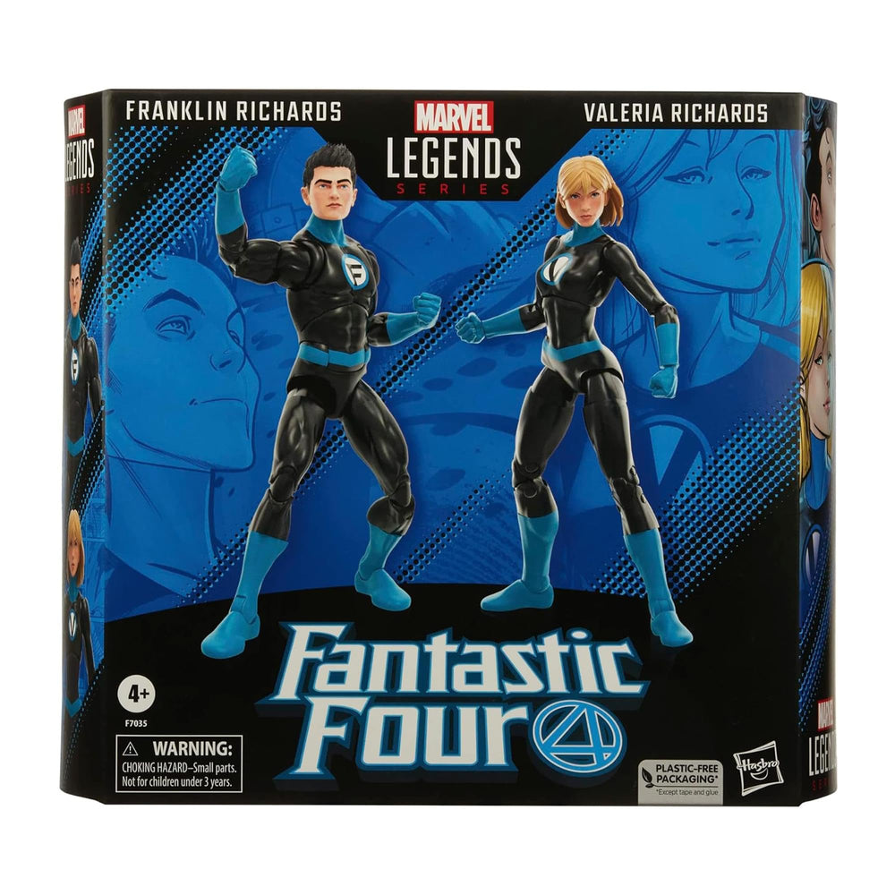 Marvel Legends collection display stand helps organize a shelf.