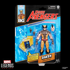 Marvel Legends Daken figure back view showing articulated joints for dynamic posing.