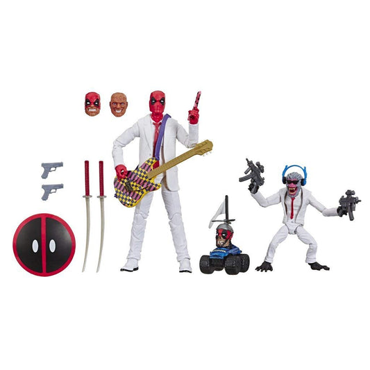 Marvel Legends Deadpool and Hit-Monkey 6-inch figures with premium articulation for posing.