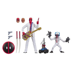 Marvel Legends Deadpool and Hit-Monkey 6-inch figures with premium articulation for posing.