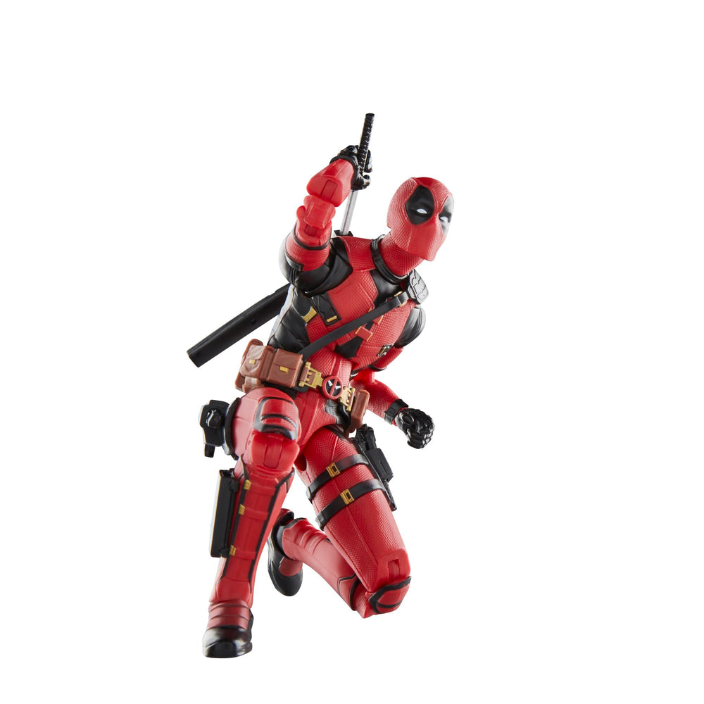 Marvel Legends Deadpool Wolverine accessories collection includes katanas and extra hands.