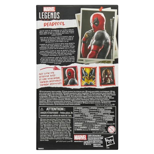 Marvel Legends Deadpool Wolverine package art showcases branded storytelling.