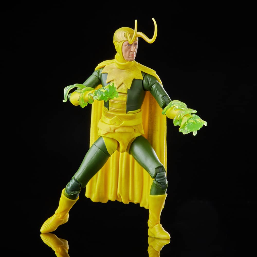 Marvel Legends Disney Plus Classic Loki Build-A-Figure piece Khonshu included.