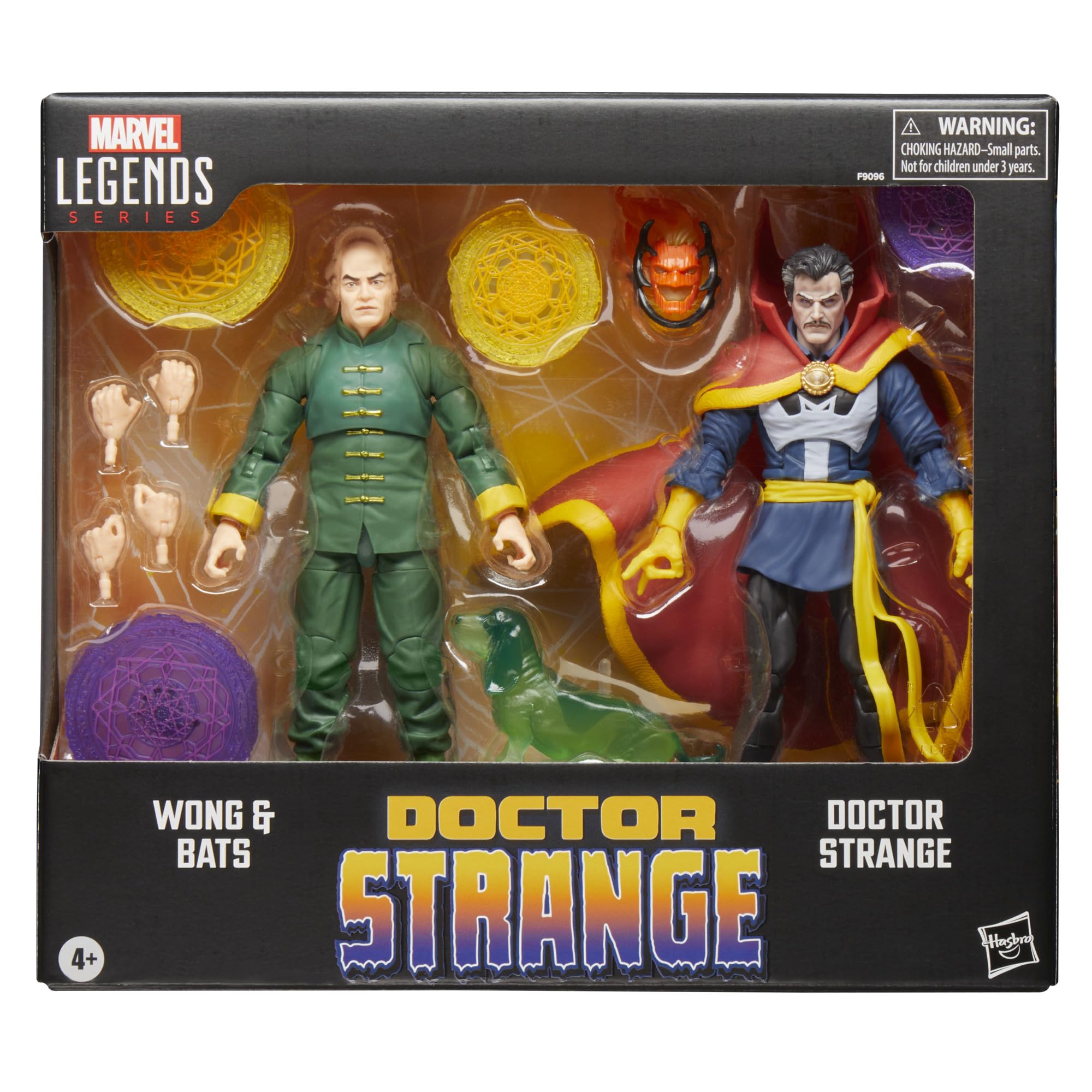 Doctor Strange with Dormammu head accessory for dramatic display scenes.