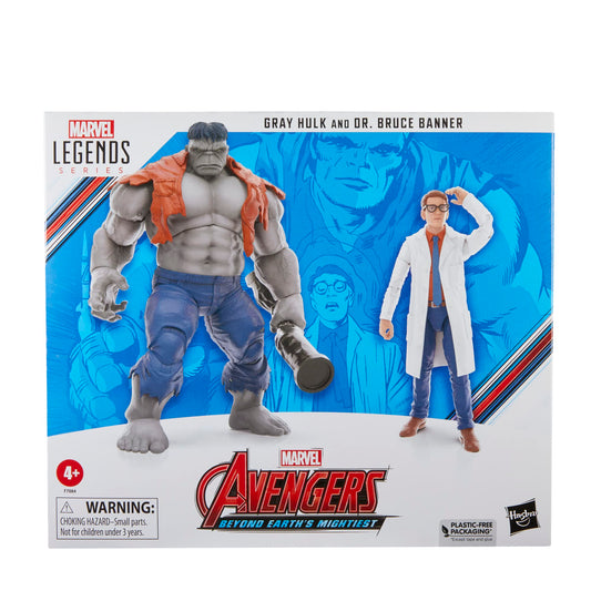 Marvel Legends Dr Bruce Banner front view for collectors.