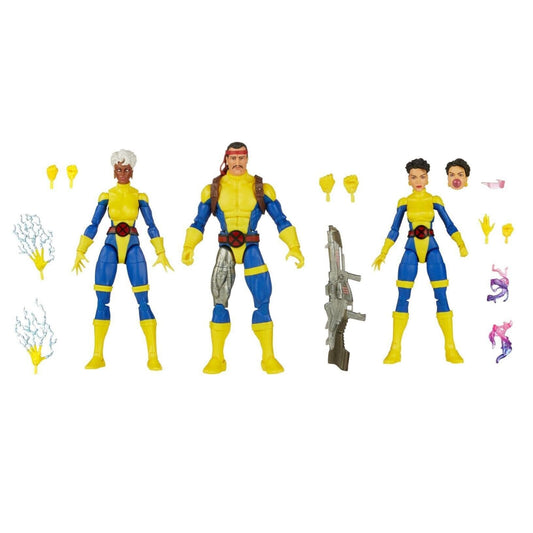 Marvel Legends Forge figure with blaster rifle for dynamic display and action storytelling