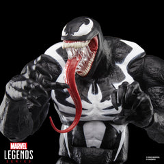 Marvel Legends Gamervers Venom alternate head, expands customizable posing options.
