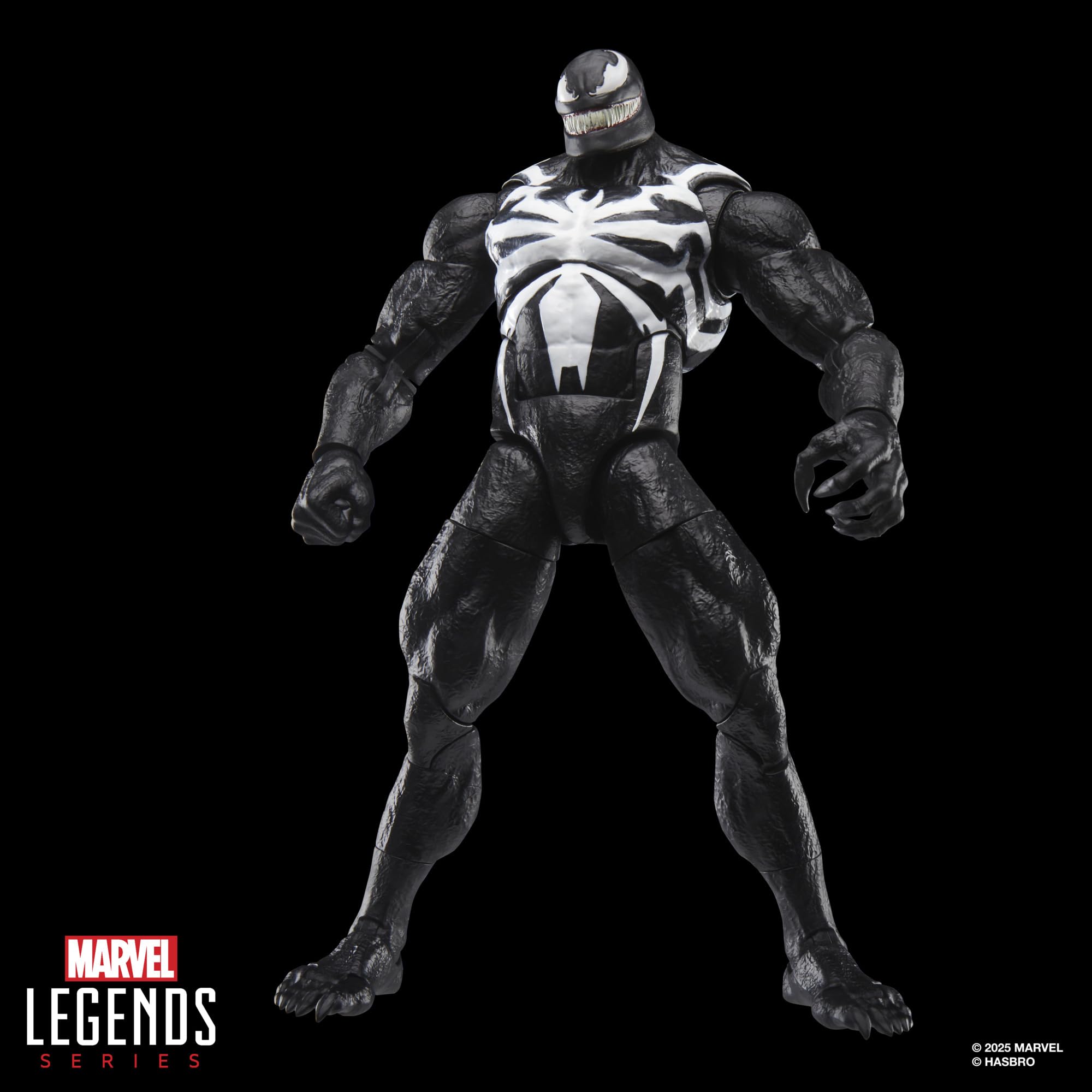 Marvel Legends Gamervers Venom packaging window, ready for unboxing and display.