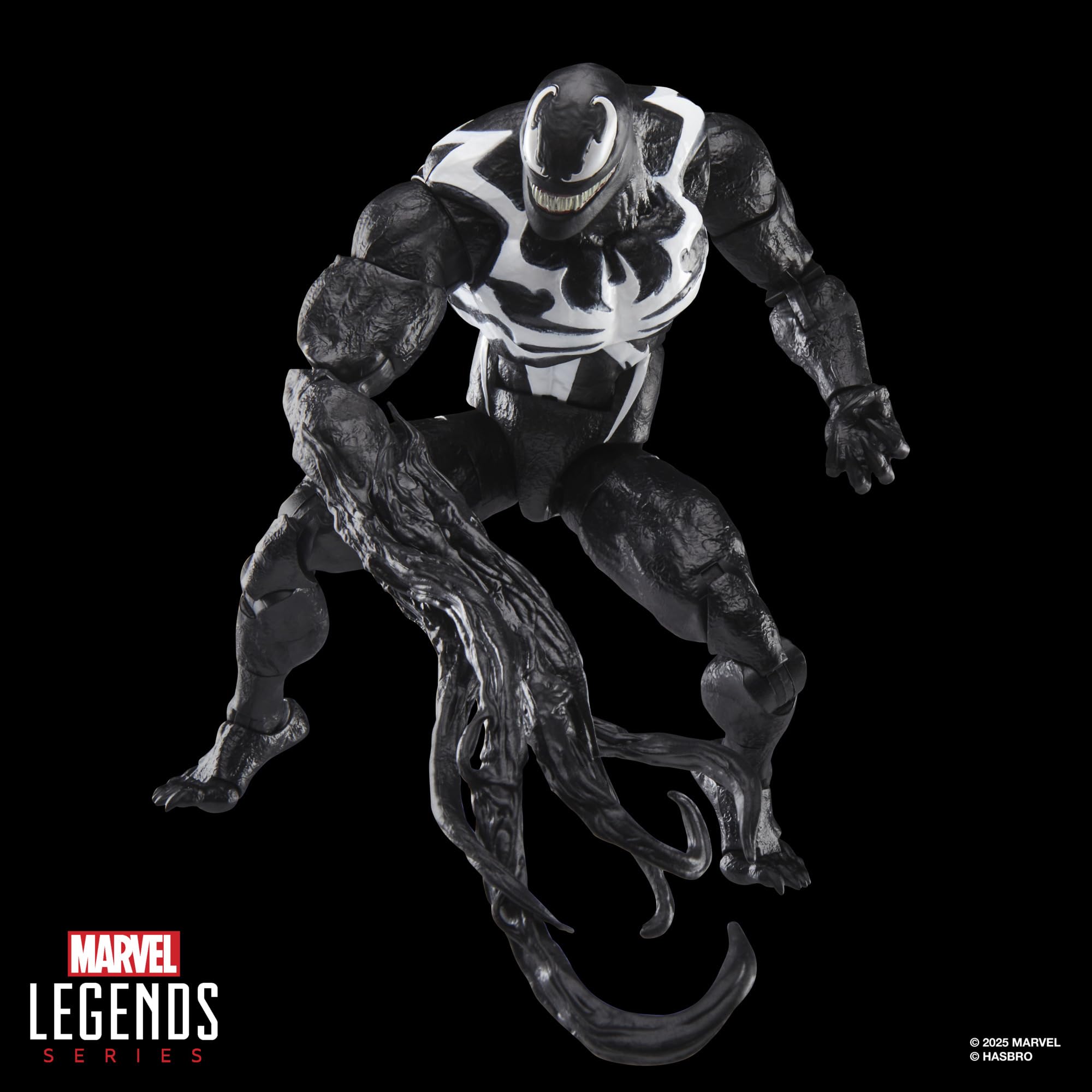 Marvel Legends Gamervers Venom symbiote FX accessory, adds dramatic energy effects.