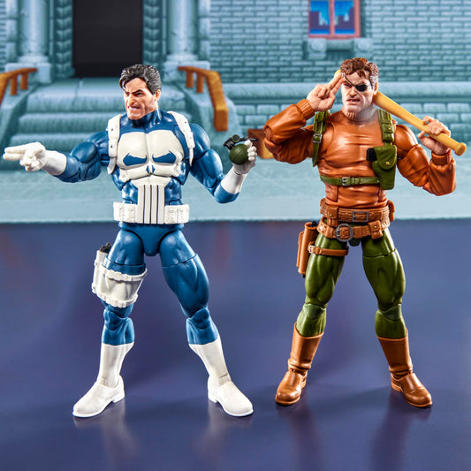 Marvel Legends Gamerverse Nick Fury figure with poseable joints for versatile display.