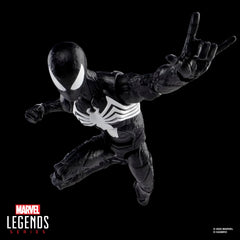 Marvel Legends GamerVerse Peter Parker Black Suit with web accessory for action scenes