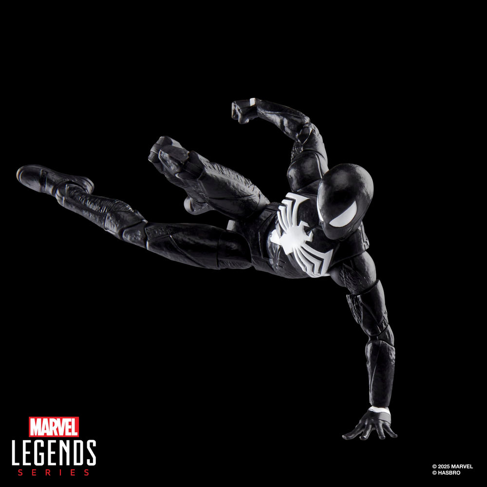 Marvel Legends GamerVerse Peter Parker Black Suit with alternate hands for pose variety
