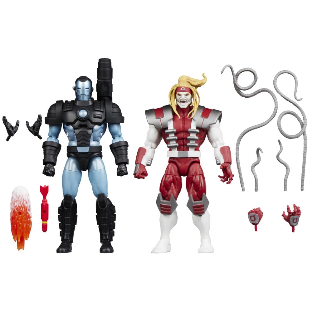 Marvel Legends Gamerverse War Machine 2-pack front view for display