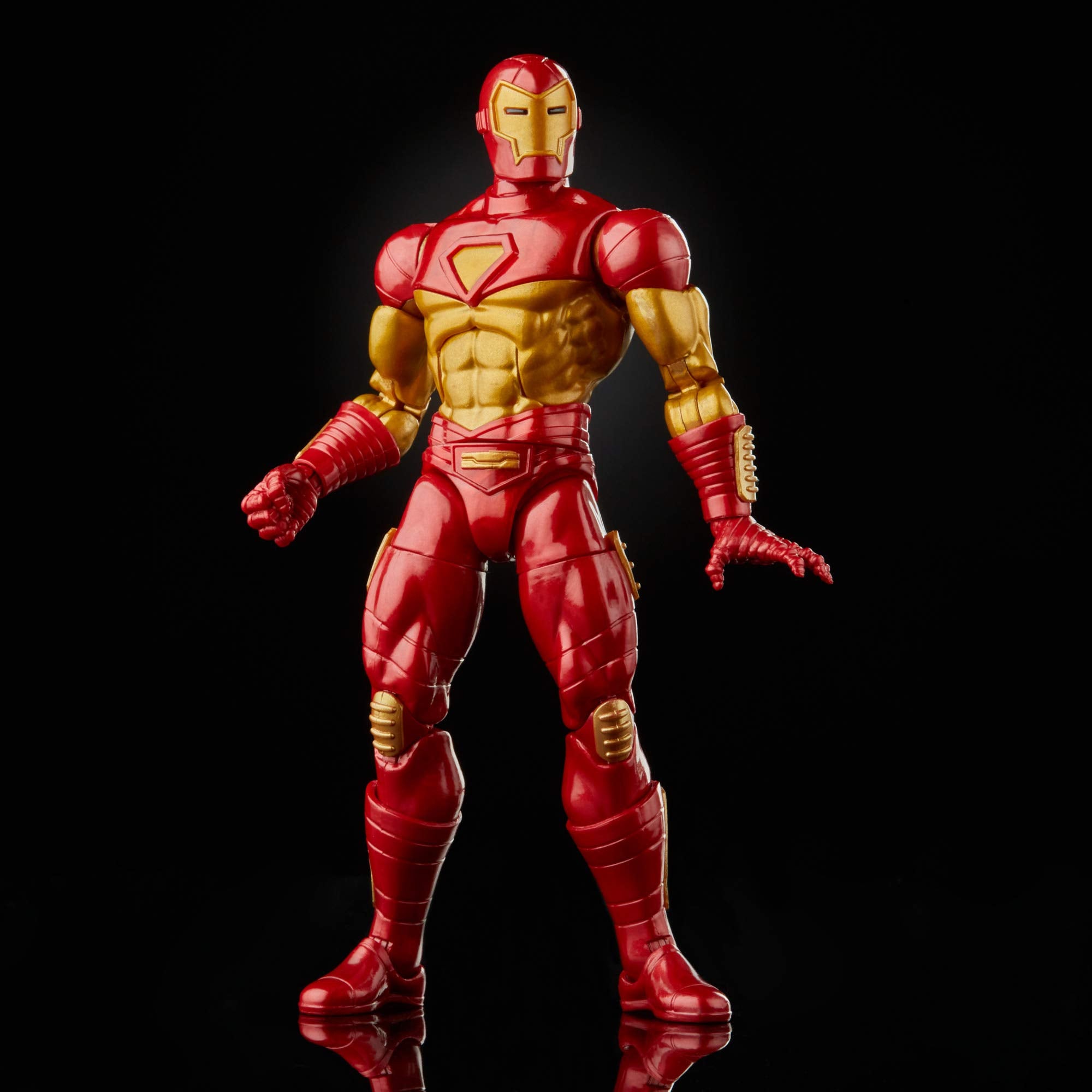 Marvel Legends Iron Man boots and scanners enabling varied action poses