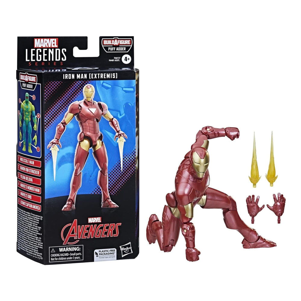 Marvel Legends Iron Man Extremis packaging suitable for display