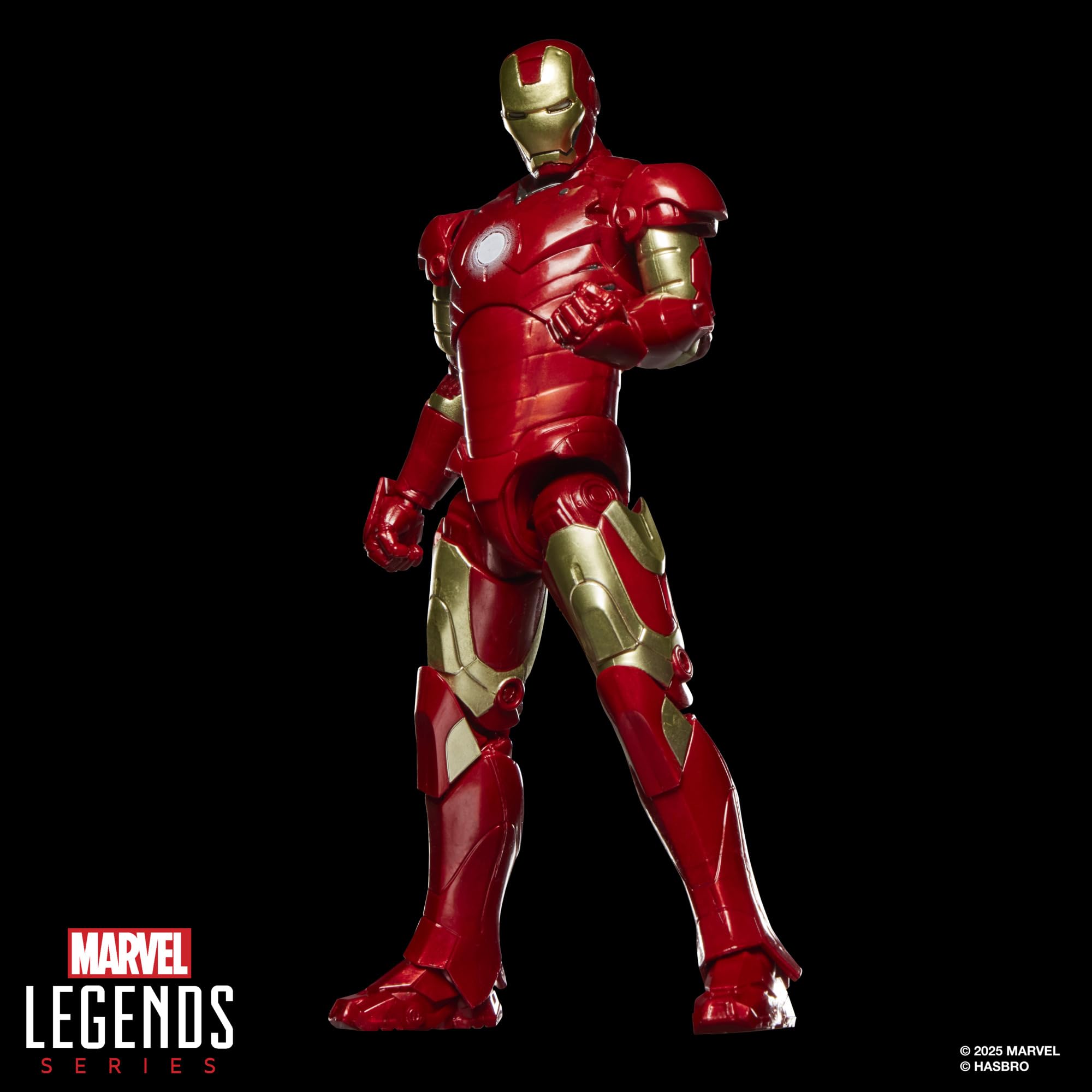 Alternate hands included for varied action poses with Iron Man Mark III