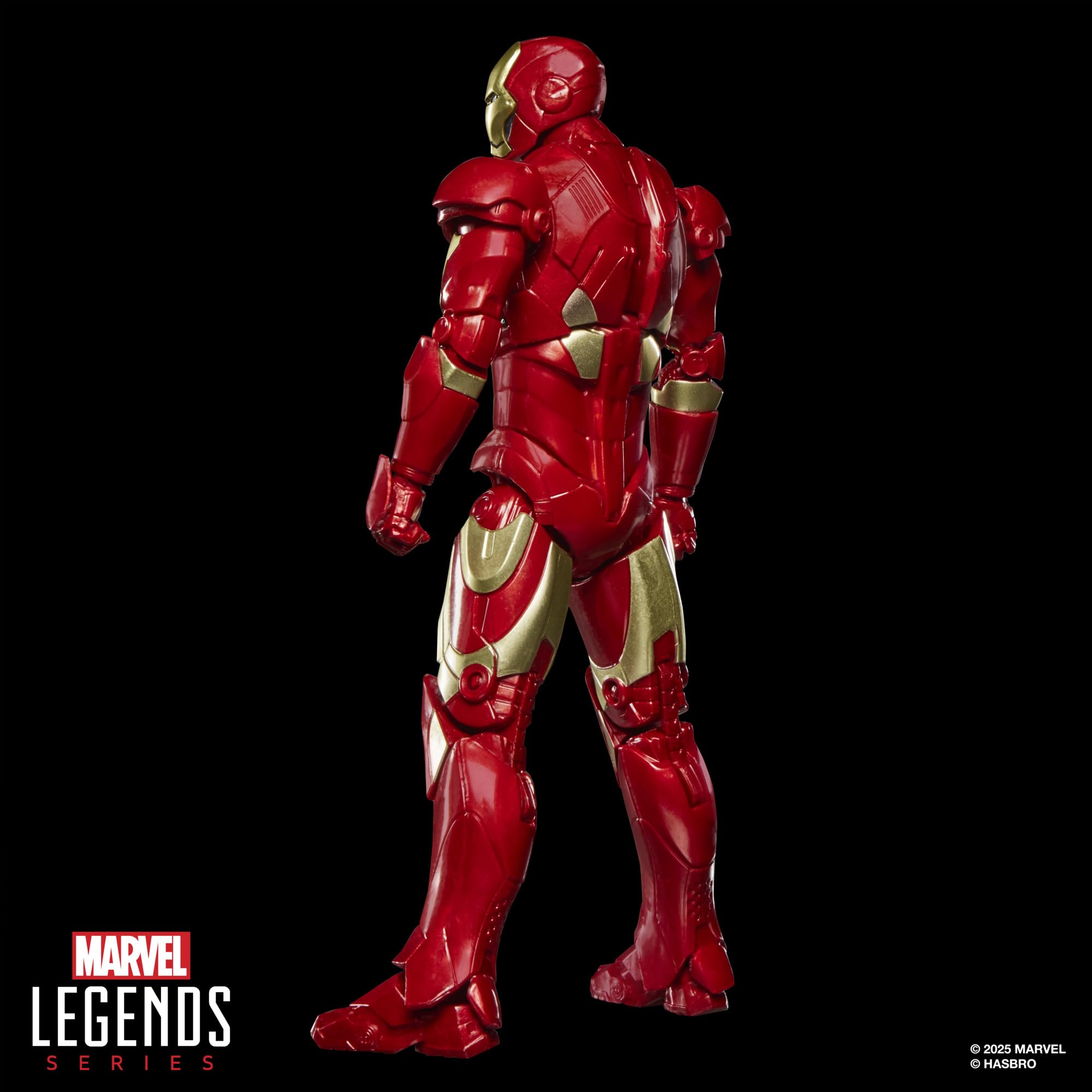 Movie-inspired deco on the Marvel Legends Iron Man Mark III figure