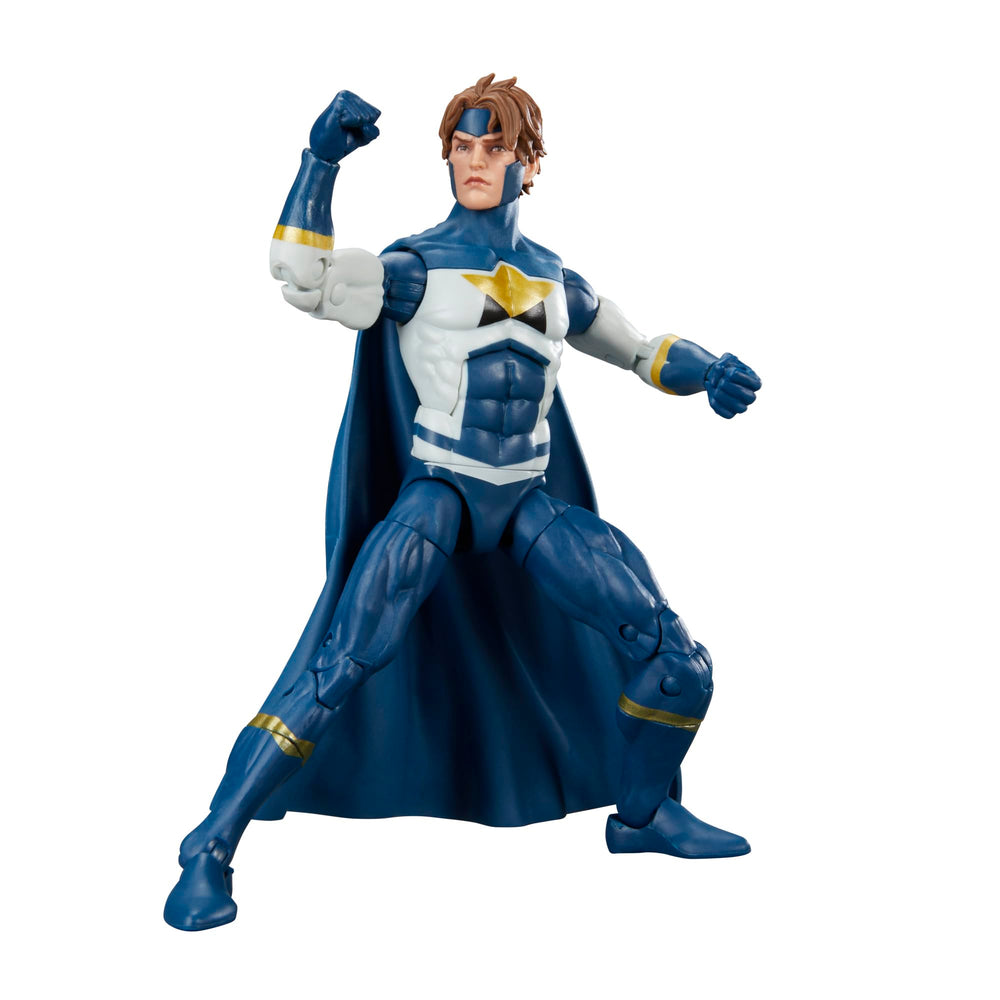 Marvel Legends Justice Warriors head sculpt captures iconic character detail.