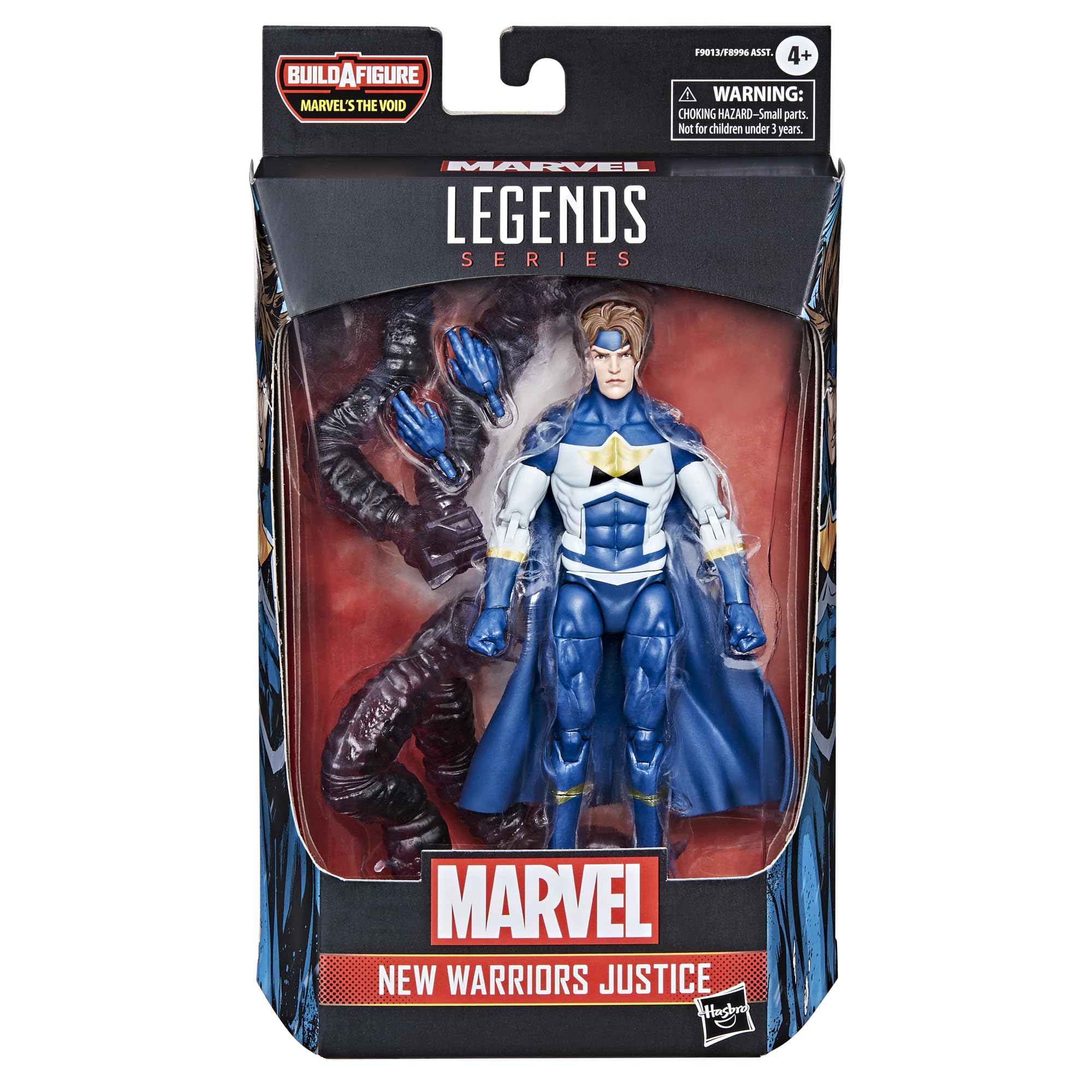Marvel Legends Justice Warriors pose-ready figure for dynamic shelf setups.