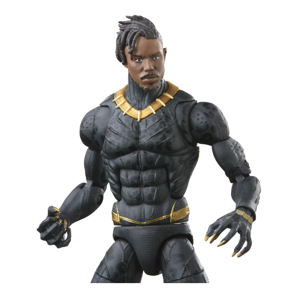 Killmonger accessories including hands and weapons for versatile posing