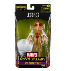 Marvel Legends Lady Deathstrike figure close-up head sculpt with crisp features.