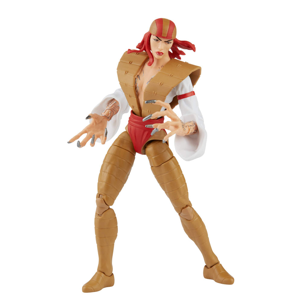 Marvel Legends Lady Deathstrike figure pose-ready for shelf display.
