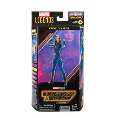 Marvel Legends Mantis articulation pose shows multiple joints for dynamic display.