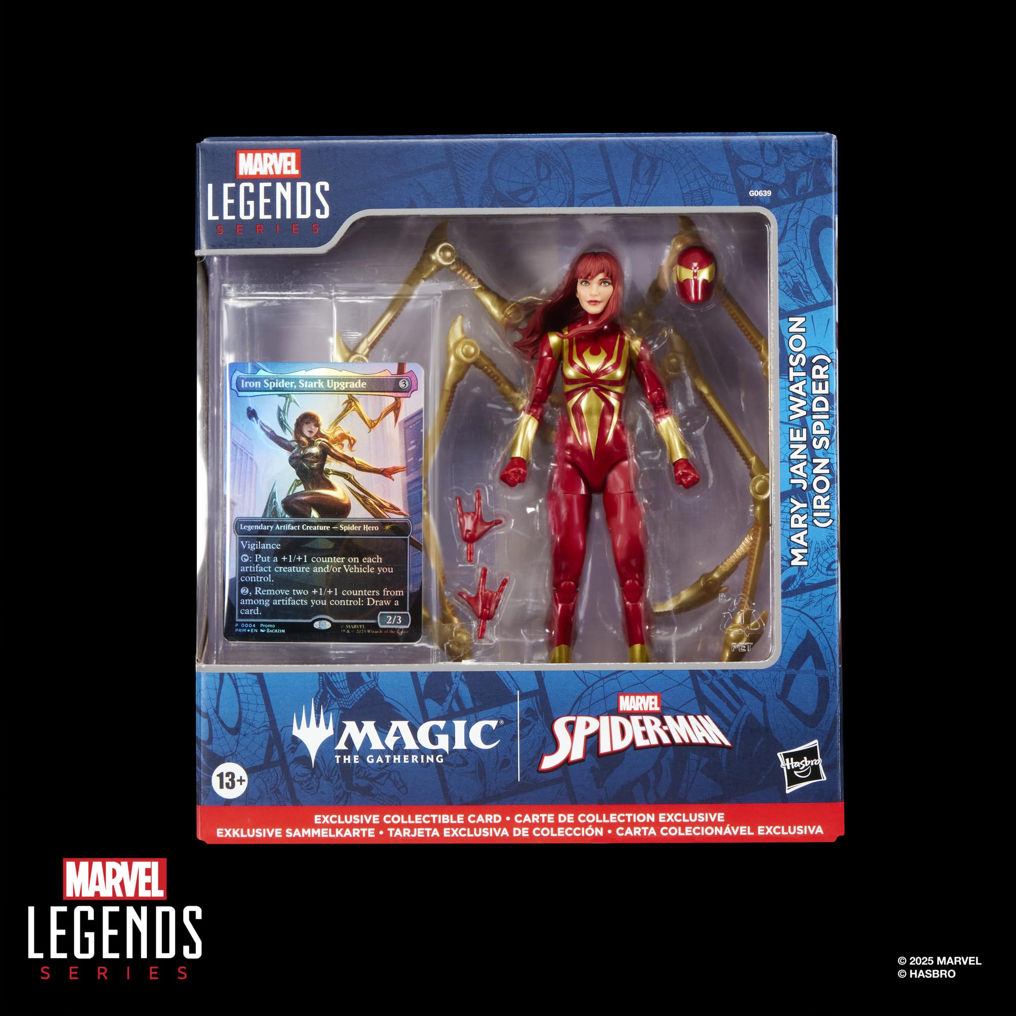 Mary Jane Iron Spider alternate head enables expressive posing options