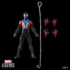 Marvel Legends deco detail highlights premium Marvel-inspired design.