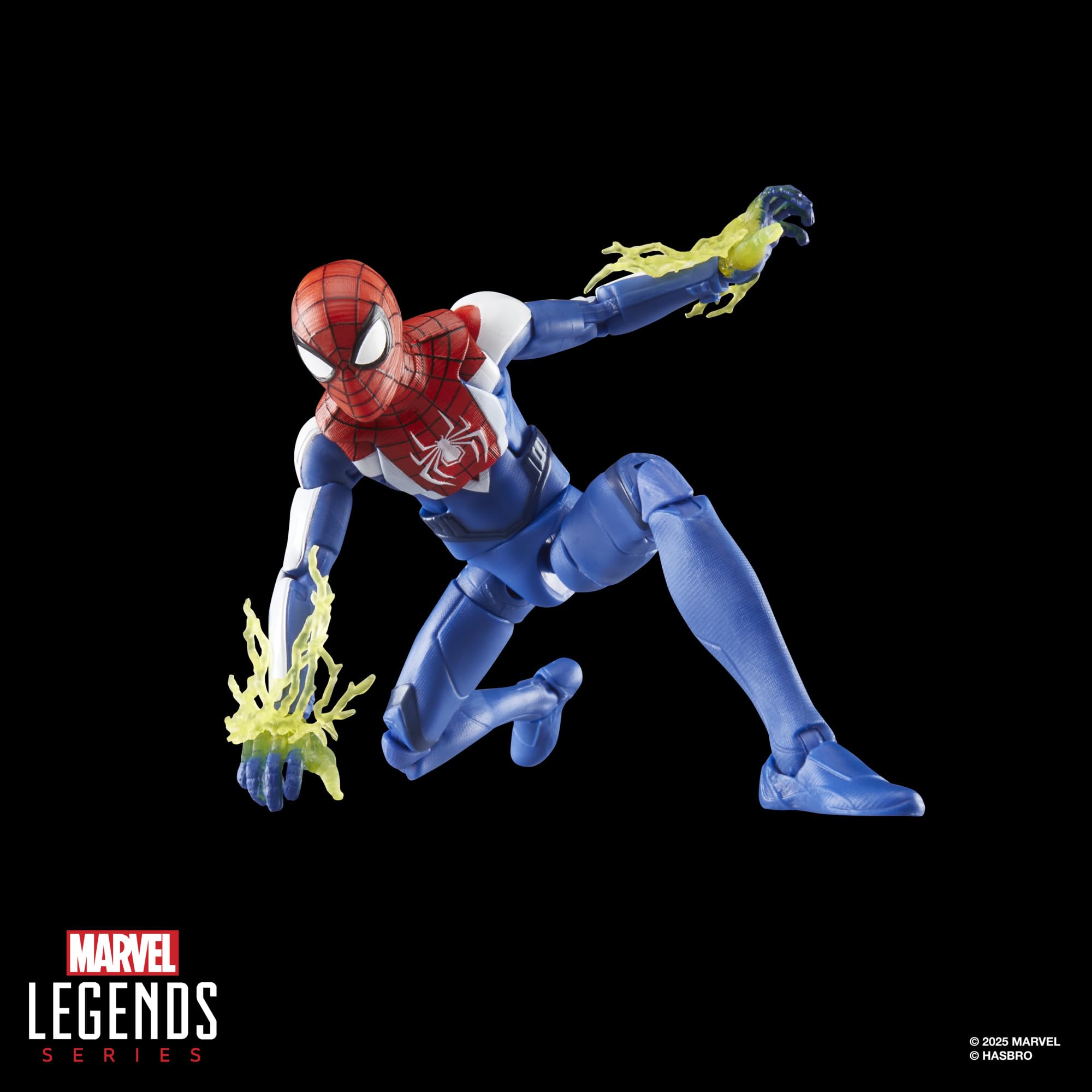 Marvel Legends Miles Morales upgraded-suit packaging box art.