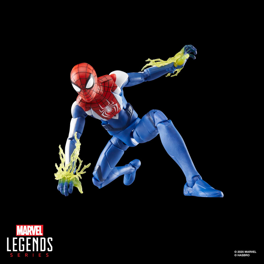 Marvel Legends Miles Morales upgraded-suit packaging box art.