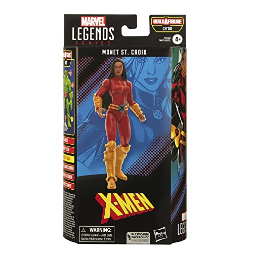 Marvel Legends Monet St. Croix articulation points enable dynamic posing.
