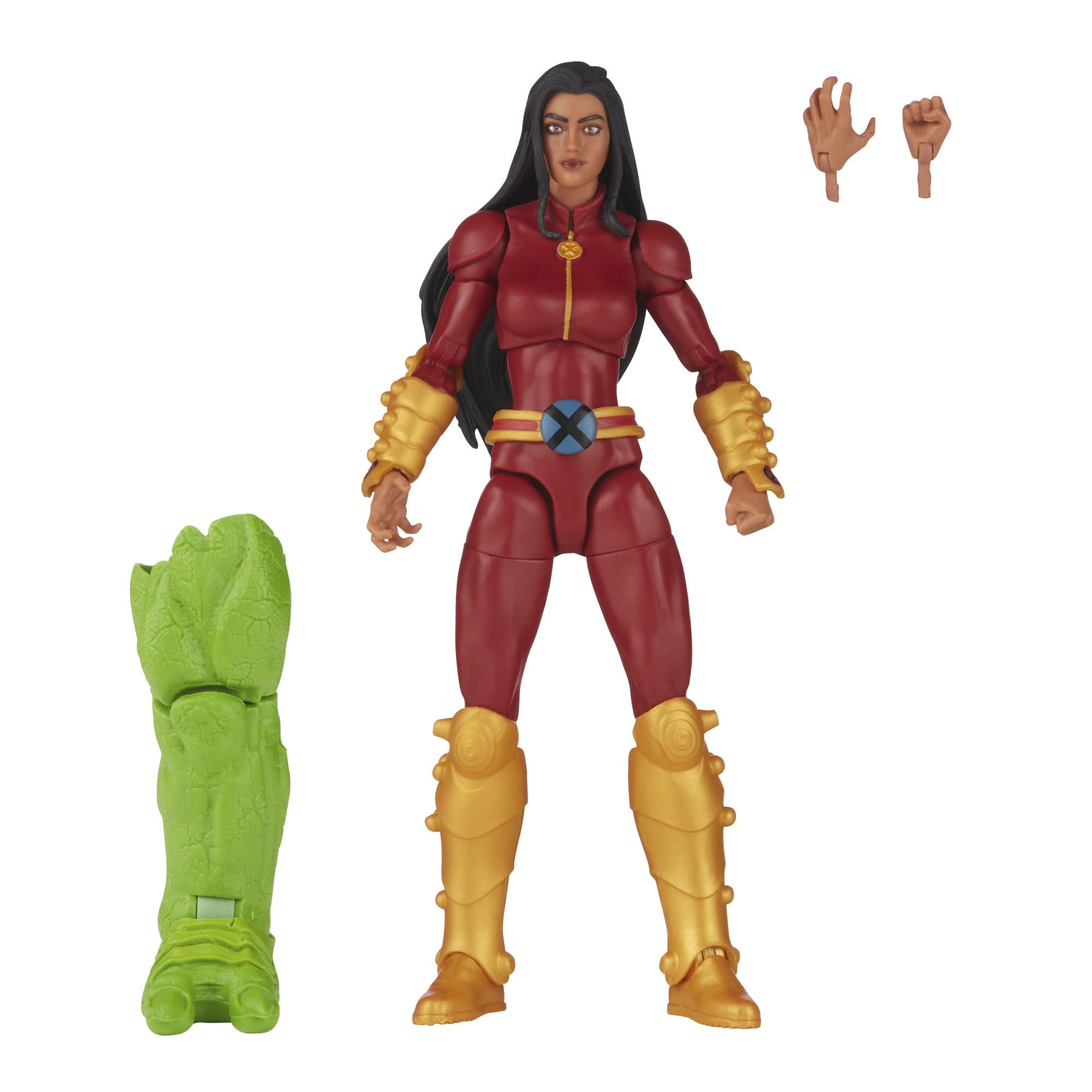 Marvel Legends Monet St. Croix 6-inch front view figure for display.