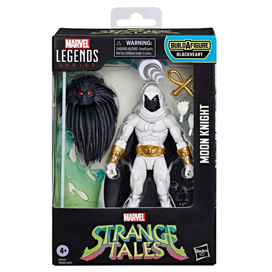 Marvel Legends Moon Knight articulation close-up highlighting poseability.