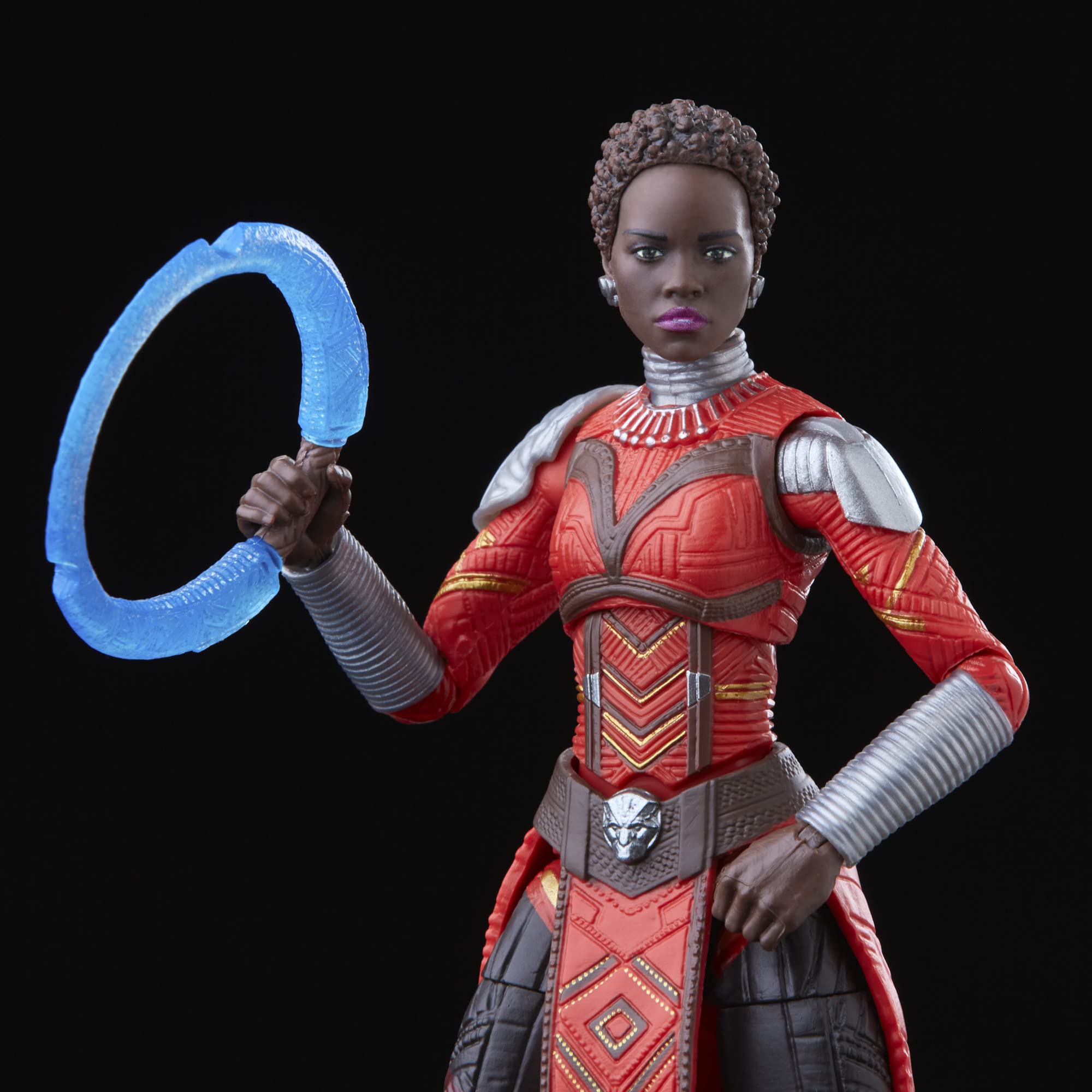 Marvel Legends Nakia 6-inch figure in dynamic pose for action-ready display.