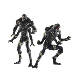 Marvel Legends Outriders 2-Pack closeup detail shows premium deco