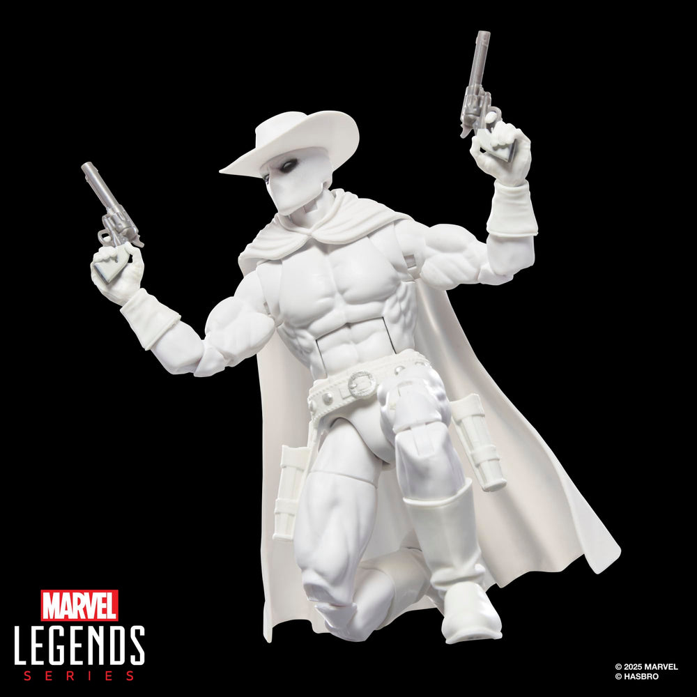 Marvel Legends Phantom Rider weapon accessories enable versatile action poses.