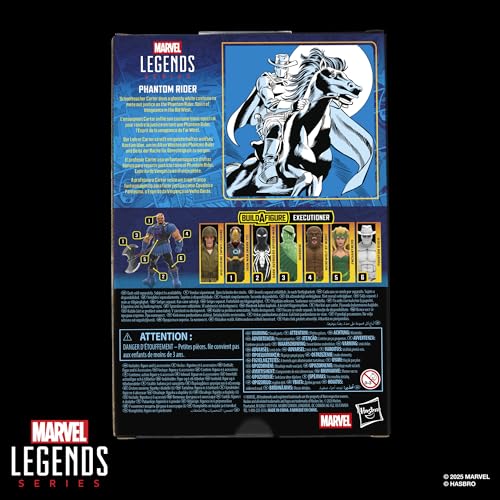 Marvel Legends Phantom Rider with accessories ready for dramatic display setups.