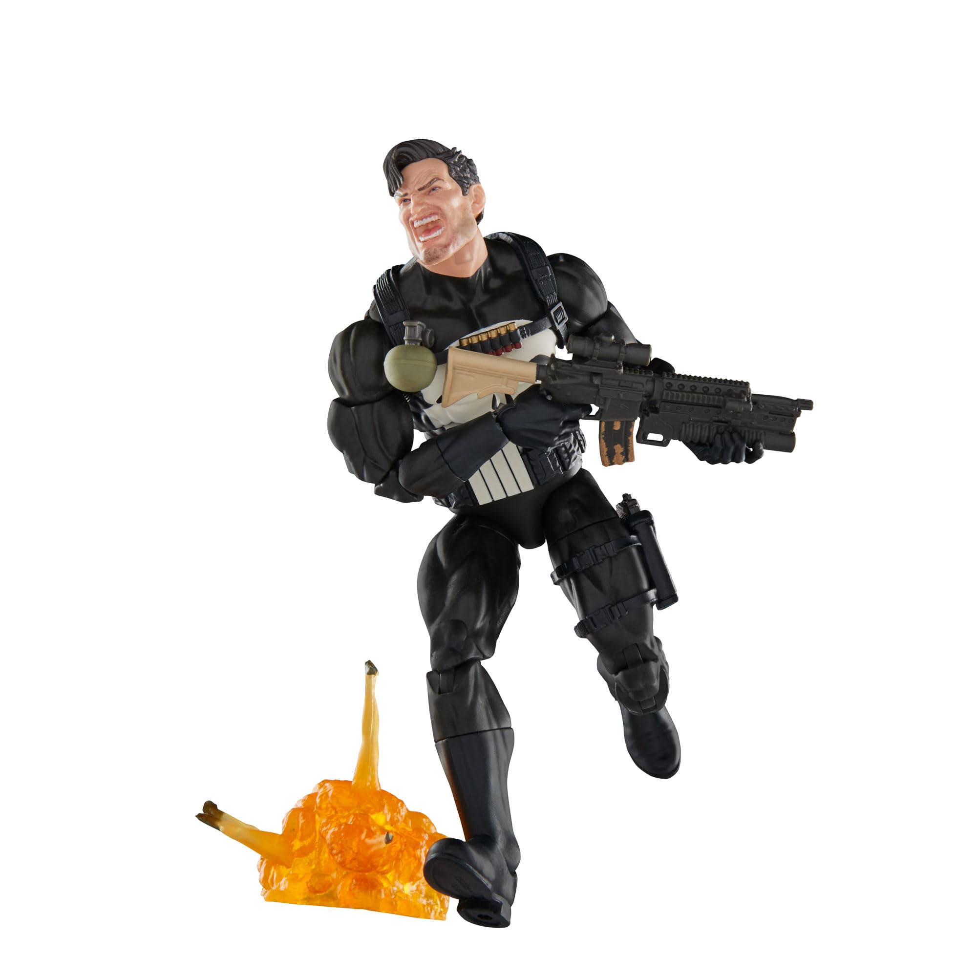 Weapons and accessories support storytelling with Marvel Legends figures.