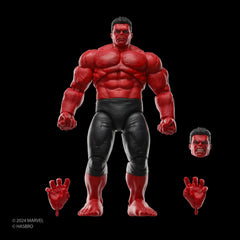 Marvel Legends Red Hulk deluxe unboxing and poseability in action