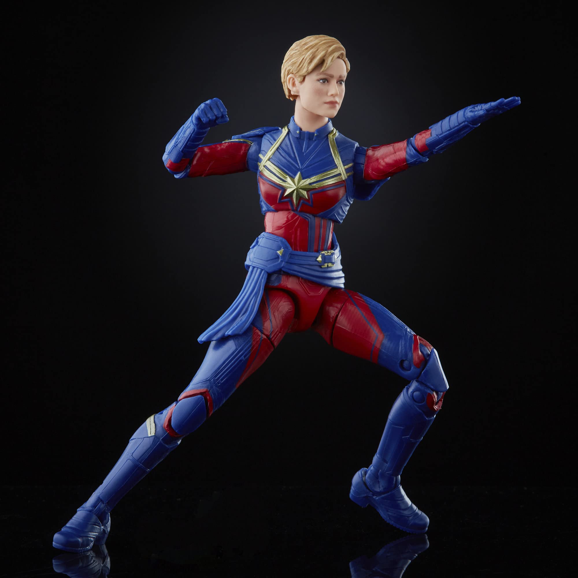 Marvel Legends Rescue Armor 6-inch figure action pose close-up