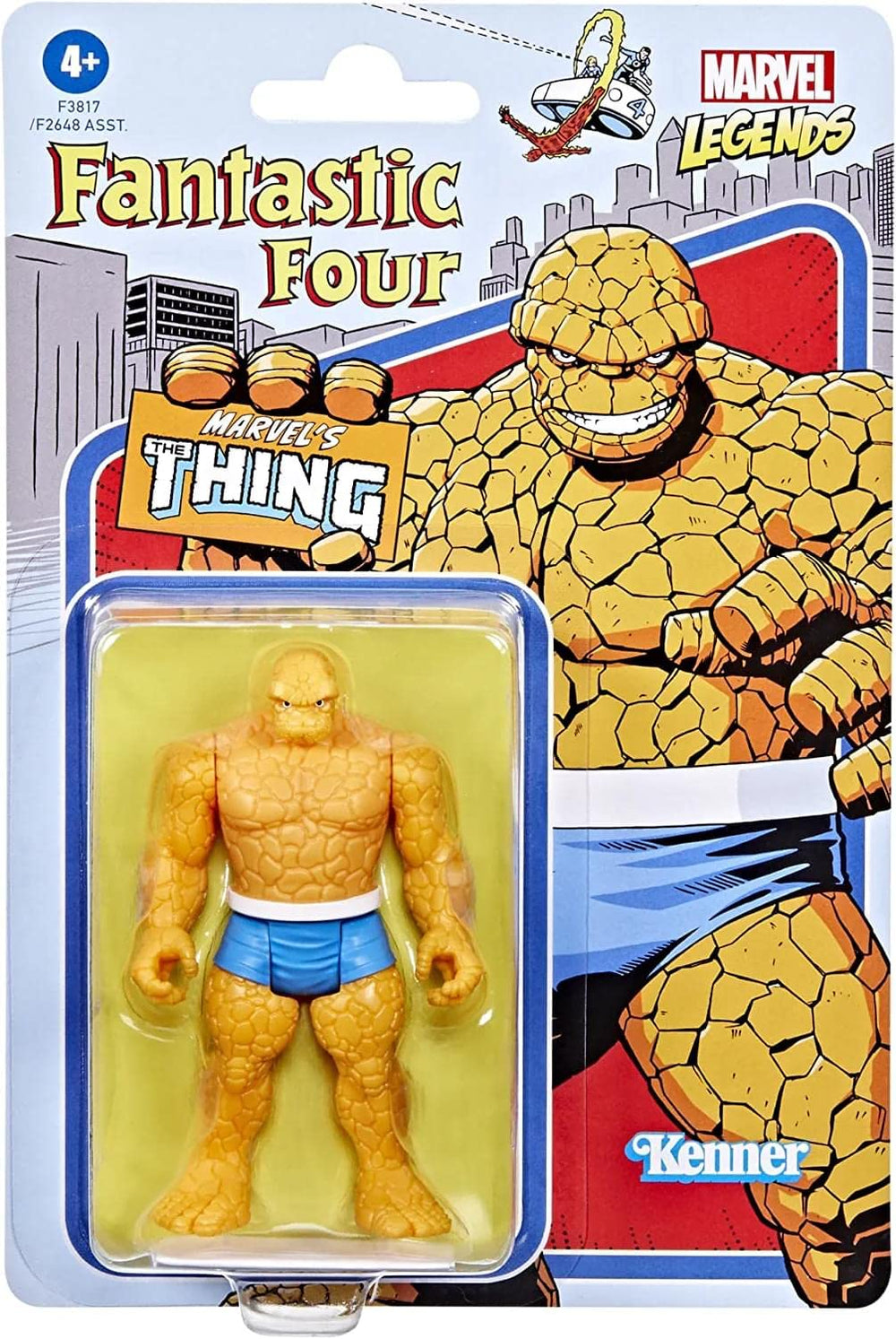 Marvel Legends Retro 375 articulation detail enables dynamic posing on a shelf