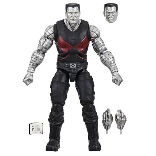 Marvel Legends Colossus figure with premium articulation for dynamic posing.