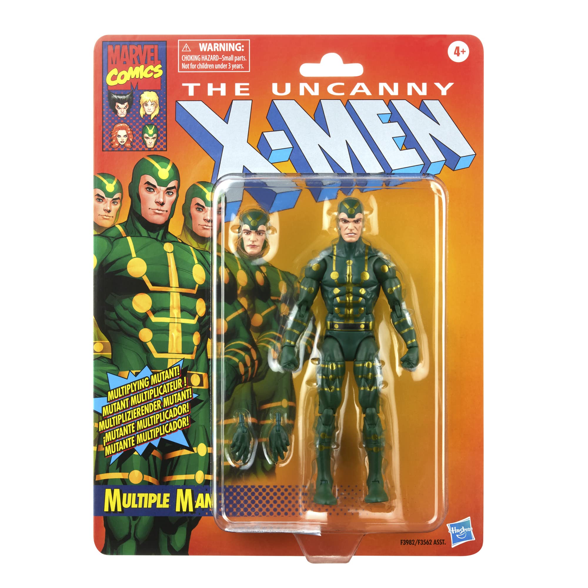 Marvel Legends Series Multiple Man articulation and poses highlight the rich classic deco for collectors.