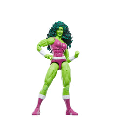 Marvel Legends She-Hulk 6-inch figure accessories enhance display options.