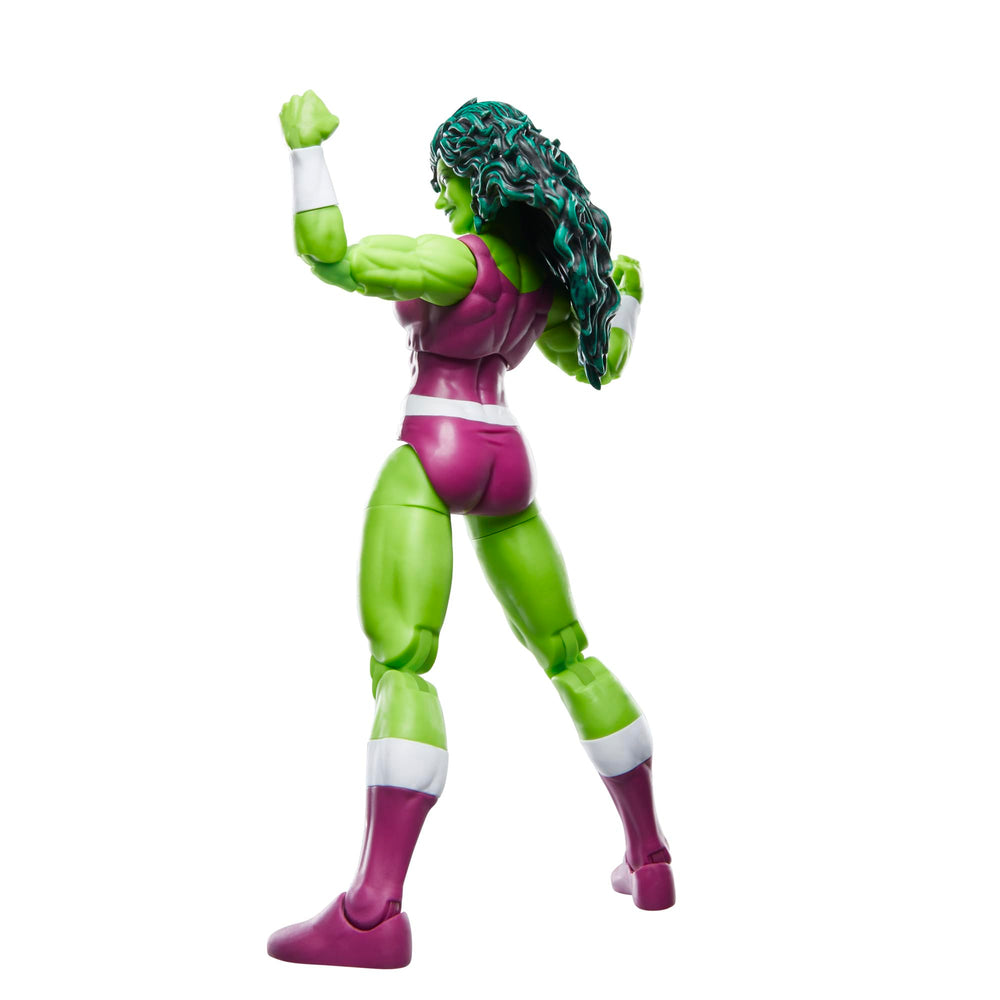Marvel Legends She-Hulk 6-inch side profile highlighting costume design.