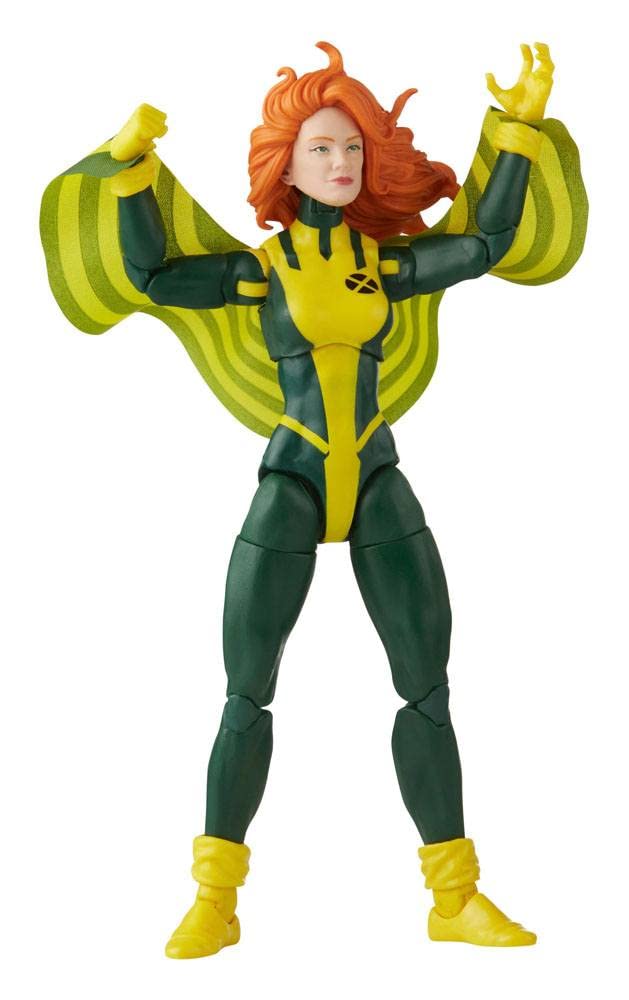 Marvel Legends Siryn high-quality sculpt and textures on figure.