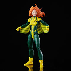 Marvel Legends Siryn glider cape detail showcases classic costume.