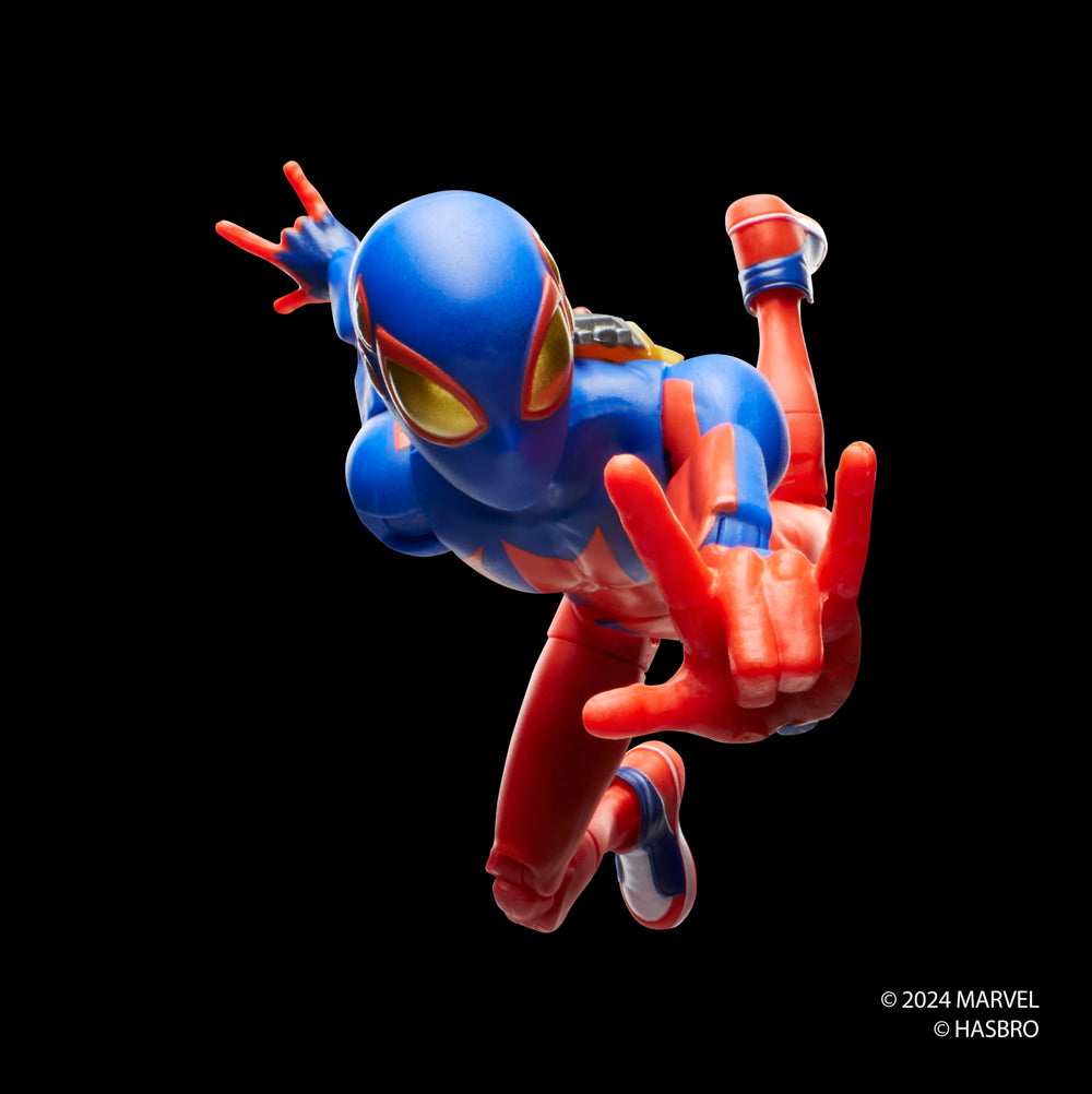 Fully articulated Marvel Legends Spider-Boy for versatile poseable display